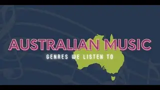 Australian Music and our Tastes - What Genres we listen to!