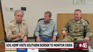 Georgia Governor Kemp visits southern border to monitor crisis