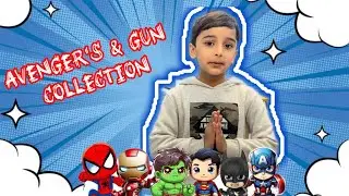 Aadiv&rsquo;s Avenger & Toy gun Collection | kids & Family Video | Aadiv & Airavatt