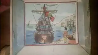 JAKU Film Kino Robinson Crusoe Spielzeug Papierkino 30er 40er Jahre
