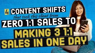 From cold audience to signing 3 clients, making $4500 IN A SINGLE DAY ALL from THESE content shifts