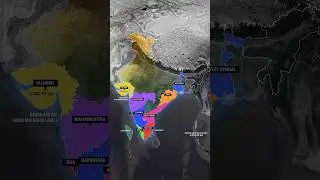 Coastline of India: How much do you know? 🤔 #shorts #geography #coastline #india #education #learn
