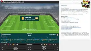 Relato Vitoria SC Vs SC Braga