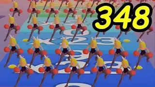 Cheerleader Run 3D Level 347 / 348 New Update All Levels Gameplay Walkthrough