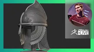 LIVE Look Into ZBrush 2022! How It&rsquo;s Made: Medieval Helmet - Pixologic Paul Gaboury