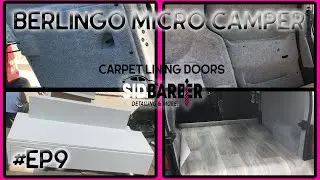 Citroen Berlingo [Carpet Lining Doors] and [Painting Furniture] Stealth Mini Micro Camper (06) #EP9