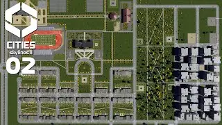 Образовательный кампус с колледжем и университетом | Cities Skylines 2 Let's Play Series, эпизод 2