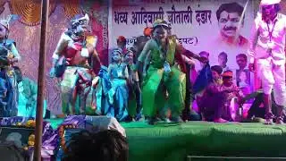 राधा कृष्ण दंडार मंडळ कुंडी! Gargoti pod Rohpat dandar spardha 2024, #rcctvideos #dance #gondidhemsa