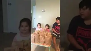 Food challenge looser eats 