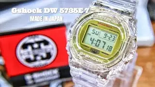 GSHOCK 35週年紀念款&ldquo;冰川金✨&rdquo; 朱仔私人珍藏《日本製造🇯🇵NOS 「GLACIER GOLD 系列 」DW 5735E 7特別版200m🌊》快閃優惠😱Hk908⌚tel91677026💢