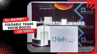 Desktop Magnetic LED Letter Sign for The Show!