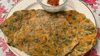 Thepla in Gujarati style | Methi thepla recipe in Kannada | Methi thepla