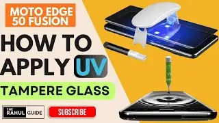 How to Use UV Carved Glass And Remove Old UV Glass #motorolaedge50   #uv