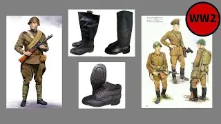 WW2 Reenactment Soviet Union Uniform Boots