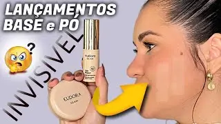 NOVA BASE E PÓ INVISÍVEL EUDORA GLAM - Com FPS60