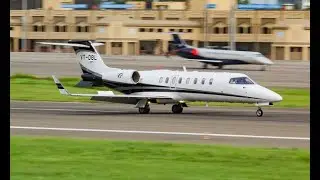 Learjet crash landing at Mumbai Airport (VT-DBL)