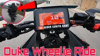 Ktm Duke Wheelie & Group Ride 