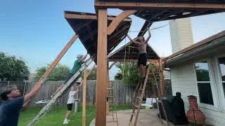 Lifting Roof Panel for 9.5 foot Gazebo - Backyard Discovery Barrington 12x16