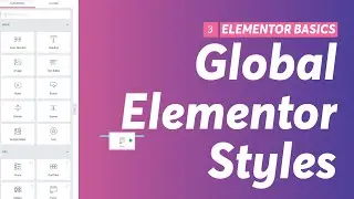 Global Styles Settings in Elementor for Beginners Tutorial