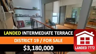 Singapore Landed Home - District 19 3 Storey Inter Terrace @ Tai Ping Gardens For Sale