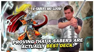 @E3YuGiOh SAID THIS DECK IS GARBAGE SO I DECIDED TO PROVE HIM WRONG. X SABER DUELS + DECK LIST