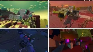 Minecraft Legends - All Boss Deaths + 4K (60FPS)
