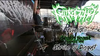 Gutrectomy - Intro + Shrine of Disgust ( Live Drumcam )