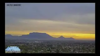 Sunset Time lapse Table Mountain Live Stream 17 05 20