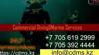 Чистка противопожарного колодца/Caspian commercial diver- 3. Cleaning of a fire water well