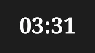 3 Minutes 31 Seconds Countdown Timer