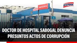 🔴🔵 Doctor at Sabogal Hospital denounces alleged acts of corruption due to lack of medicines