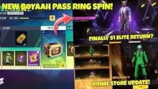 New Booyah Pass 1Spin Trick | S1 Sakura Return? |$New Prime Store Update | FreeFire New Event