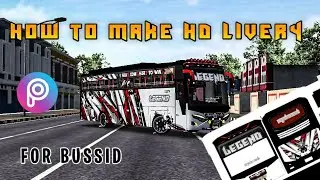 HOW TO MAKE HD LIVERY FOR BUSSID | PICSART ONLY NEEDED | LIVERY MAKING TUTORIAL #1 |