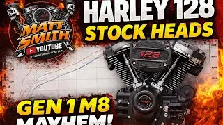 Harley 128 со стандартными головками блока цилиндров — лучше не бывает! #shotgunwithmatt #tabperf...