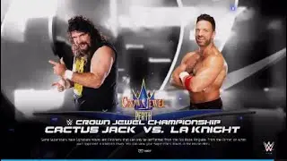 WWE Crown Jewel | Cactus Jack vs LA knight: Mens Crown Jewel Championship Match WWE2K25