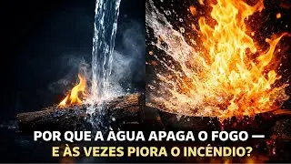 Por que a água apaga o fogo — e por que às vezes piora o incêndio? | Hipótese Livre