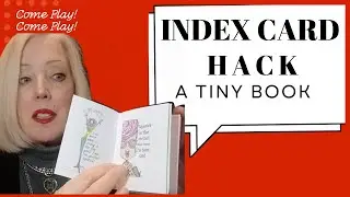 Index card hack: The little book you can make out of index cards!