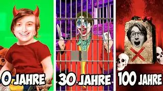 VON DER GEBURT BIS ZUM TOD IN 24 STUNDEN EINES SUPERSCHURKEN!
