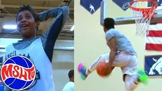 8th Grader Jordan Toles Between Legs Dunk - Eastbay at 2016 NEO Youth Elite Camp