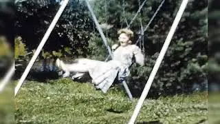 1950's Family Picnic in the Backyard - Vintage Home Video Footage
