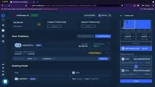 How to stake INST/ETH using Uniswap Staker