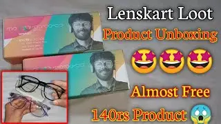 Lenskart Loot Product Unboxing 😱 || lenskart Vincent chase Eyeglasses Unboxing || 180rs lenskart