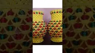 Macrame flower 🌹 pot design.....