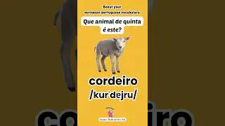 Can you Name these Farm Animals in Portuguese?#shorts #learnportuguese #vocabulary