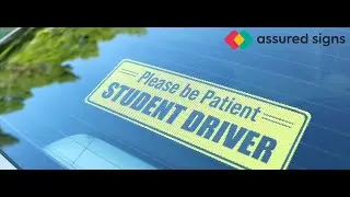 Be Confident and Stay Safe on the Road with Student Driver Stickers for Learner Drivers
