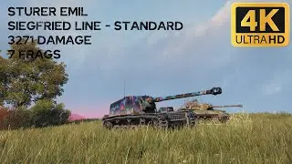 Sturer Emil 3,3k damage 7 frags on Siegfried Line - World of Tanks