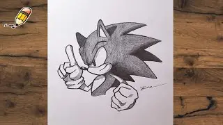 Como Desenhar SONIC Passo a passo || Desenho F&aacute;cil  || Tutorial de Desenho para iniciantes 