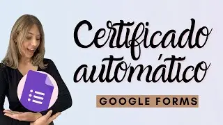 Como criar certificados automáticos no Google formulário?