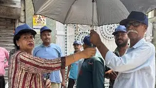 Inner Wheel Club of Delhi Civil Lines distributed umbrellas keeping in mind the heat.