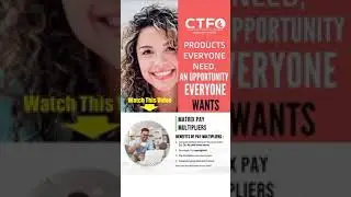 Join CTFO forProducts that everyone needs and want with  a nice pay plan